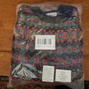 LL Bean NWT Multicolor Sweater Small